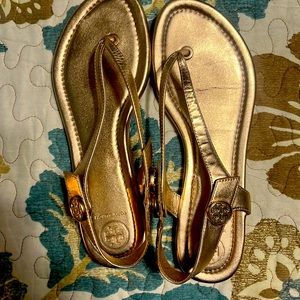 Tory Burch Minnie Travel Thong Sandal- Rose Gold 7.5